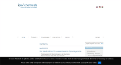 Desktop Screenshot of ipox-chemicals.de