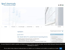 Tablet Screenshot of ipox-chemicals.de